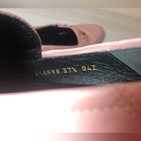 Gucci Leather Loafers Flat Shoes Women’s size 37.5 US 6.5 - Picture 10 of 16